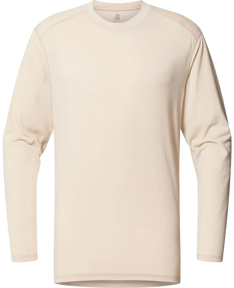 Haglöfs Kaise Wool LS Tee Men chalk beige (5S9) XXL