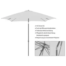 Doppler Basic Push Up 210 x 210 cm petrol