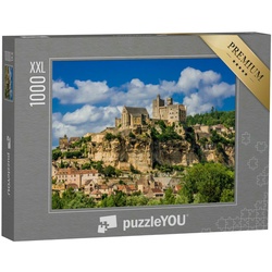 puzzleYOU Puzzle Puzzle 1000 Teile XXL „Schloss Dordogne, Perigord, Frankreich“, 1000 Puzzleteile, puzzleYOU-Kollektionen Frankreich
