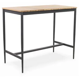 Niehoff Bartisch Luna 135 x 70 cm Teak/Grau