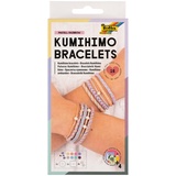 folia Kumihimo Bracelets PASTELL mehrfarbig