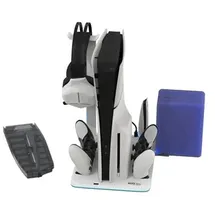 maxx tech PS5 DLX LED Mult-Functional Stand for all PS5 consoles - Sony PlayStation 5