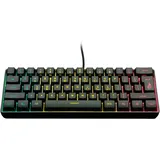Surefire Kingpin X1 Kabelgebunden, USB Gaming-Tastatur US-Englisch, QWERTY Schwarz Beleuchtet,