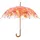Esschert Design Regenschirm transparent mit herbstlichem Baumkronen-Motiv