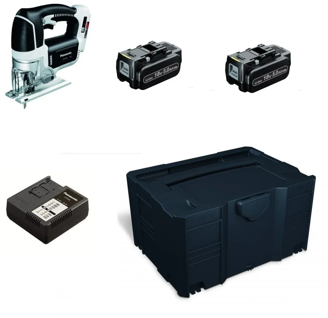 Panasonic Akku Stichsäge EY 4550 LJ 2G 18 Volt 5.0 Ah