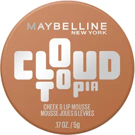 Maybelline New York Cloudtopia Wangen- & Lippen Mousse, 2-in-1 Blush & Lippenfarbe für 14H Halt, Luftig-leichte Textur & mattes Finish, Nr. 12 Toasted Sky, 5g