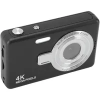 CHICIRIS Digitalkamera, 16-facher Zoom, 2,4-Zoll-TFT-Bildschirm, Schüler-Vlog-Digitalkamera (Black)