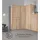 mokebo Mehrzweckschrank Sonoma Eiche, 2 Fächer, 60x110x34 cm, Waschküche, Mehrzweckschränke