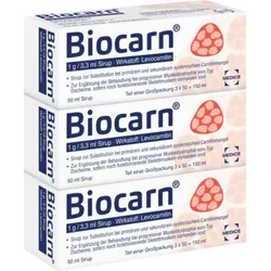 BIOCARN Sirup 3X50 ml