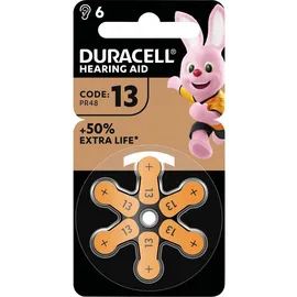 Duracell Hörgerätebatterie ZA 13 1.45V 1 St. 290 mAh Zink-Luft