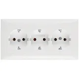 Berker Schuko-Steckdose 3fach Weiß 1 St.