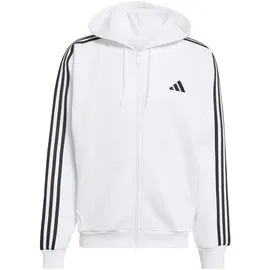 adidas Essentials 3-Streifen Kapuzenjacke Herren Weiß/Schwarz XXL