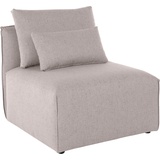andas Sessel »Nöre«, Modul - zum Zusammenstellen; in vielen Bezugsqualitäten und Farben grau
