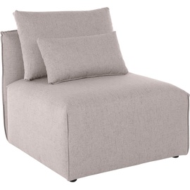 andas Sessel »Nöre«, Modul - zum Zusammenstellen; in vielen Bezugsqualitäten und Farben grau