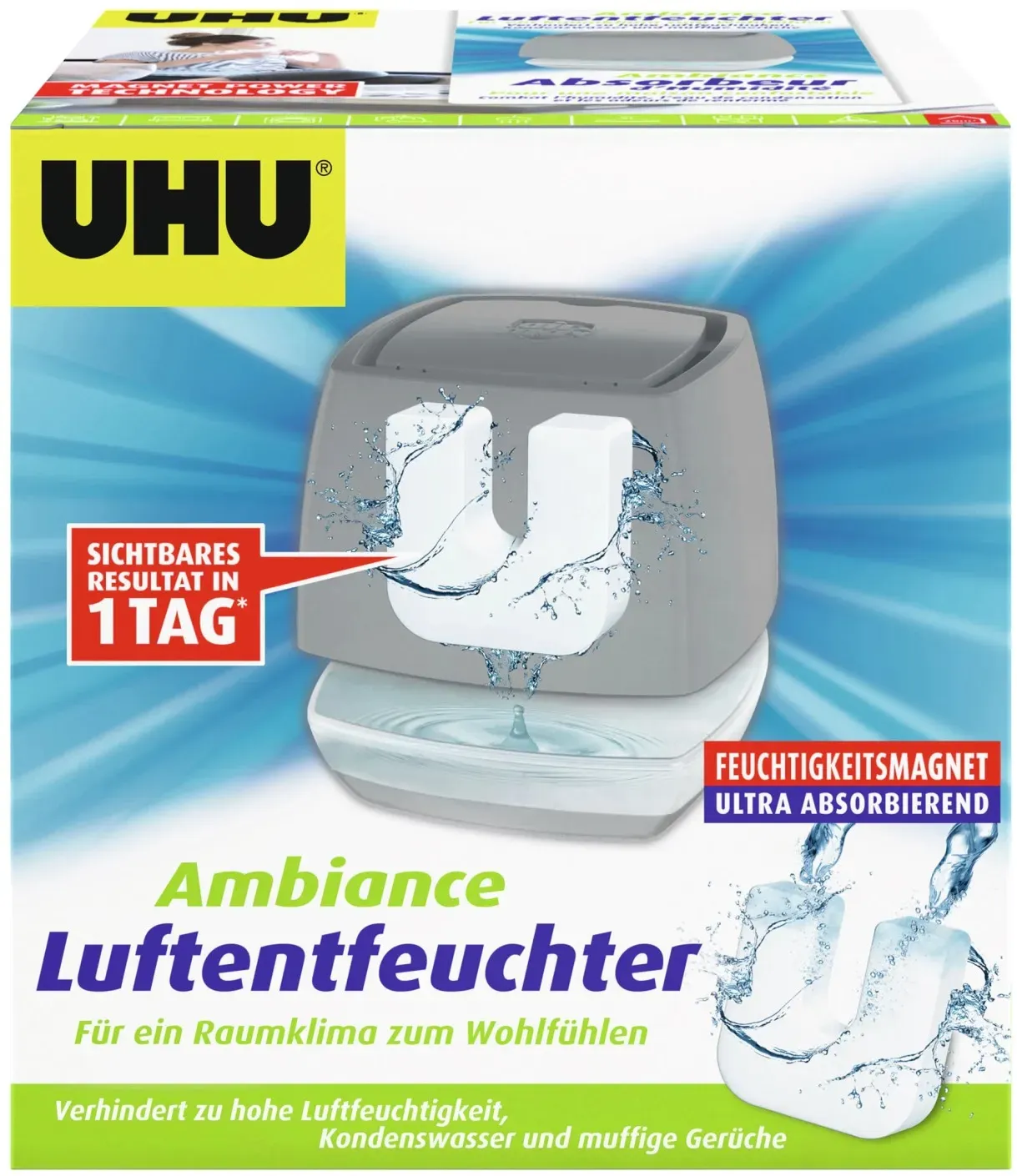 Preisvergleich Produktbild UHU Luftentfeuchter Ambiance Anthrazit