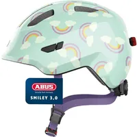 ABUS Kinderhelm Smiley 3.0 LED - Fahrradhelm mit Licht