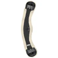 Waldhausen Mondgurt mit Teddyfell 90 cm Schwarz/Natur