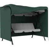 Hollywoodschaukel Abdeckung Sitzer Winterfest Schutzhülle Gartenschaukel Abdeckplane Abdeckhaube Gewebe 205 X 124 X 164cm Dunkelgrün