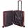 TRAVELHOUSE Porto 4-Rollen Cabin 66 cm / 70 l rot/gestreift