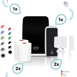 Blanc HYGIENIC KOMPLETT-SET Waschraum SENSOR: Handtuchrollenspender SENSOR + 2 TAD Handtuchrollen + Schaumseifenspender SENSOR + 2 Kartuschen