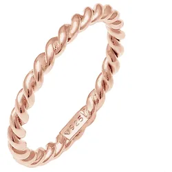 Nenalina Twisted Gedreht Basic Schlicht Trend 925 Silber Ringe   Damen 