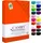 Camry Spannbettlaken Jersey-Baumwolle 90 x 200 - 100 x 200 cm Orange