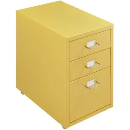 [en.casa] Kökar Schubladenschrank 48 x 28 x 41 cm Gelb