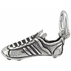 Ketten-Anhänger ADELIA ́S "925 Silber Anhänger Fussballschuh", silber, Schmuckanhänger, Damen, Silber 925 (Sterlingsilber), 925 Sterling Silber Silberschmuck für Damen