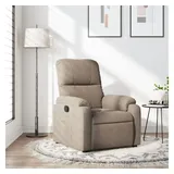 vidaXL Relaxsessel Taupe Mikrofasergewebe