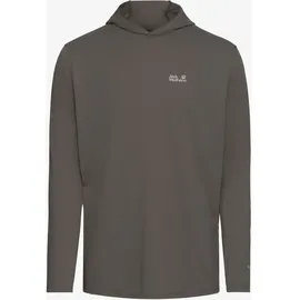 Jack Wolfskin Prelight Suncool Hoodie Braun/Grau XL