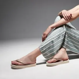 havaianas Slim Flatform Beige 37