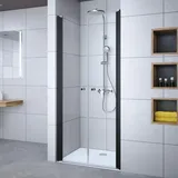 Breuer Elana 6 90 cm Klarglas Profilfarbe schwarz