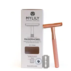 MYLILY Rasierhobel inklusive 5 Klingen - Roségold
