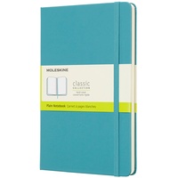 Moleskine Notizbuch Large/A5, Blanko, Hard Cover, Riff Blau