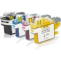 Tintencenter Multipack kompatibel zu Brother LC-422XLVAL enthält 1xBK, 1xC,