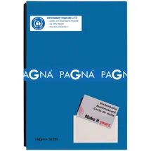 Pagna Unterschriftenmappe 20 Fächer blau,
