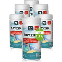 BAYZID® 6x 1 kg Chlortabs 20g schnell löslich