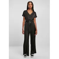 URBAN CLASSICS Satin Wide Overall Black S