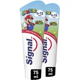 Signal Zahnpasta Junior Super Mario rote Früchte 2 x 75 ml