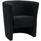 Mid.you Cocktailsessel, Schwarz, Textil, 70x77x60 cm, Wohnzimmer, Sessel, Polstersessel