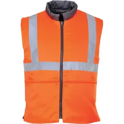 Warnschutz Wendeweste "RT44" Bahn orange - 3XL - Orange