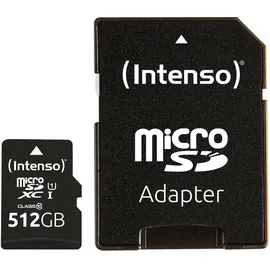 Intenso microSD UHS-I Premium 512 GB + SD-Adapter