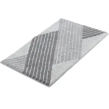 KLEINE WOLKE Badteppich Cross Anthrazit 60 x 100 cm