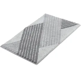 KLEINE WOLKE Badteppich Cross Anthrazit 60 x 100 cm