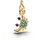 Pandora Krabbe Zirkonia blau/gold/türkis 764684C01