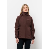 Jack Wolfskin STORMY POINT 2L JKT W, dark maroon