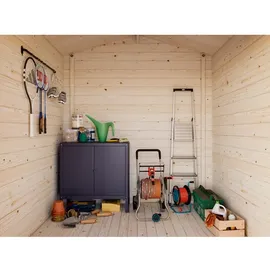 Palmako Gartenhaus Vivian 2 x 2 m Dunkelgrau