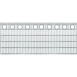 Tetzner & Jentzsch Zierzaun 2510 x 1000 mm Grau/pulverbeschichtet