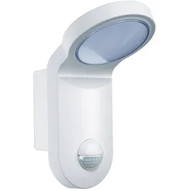 ESYLUX Außenleuchte Aluminium 20,5 cm inkl. Bewegungsmelder weiß