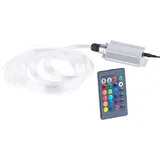 Lunartec Glasfaser-RGB-LED-Sternenhimmel mit Fernbedienung und 300 Lichtfasern